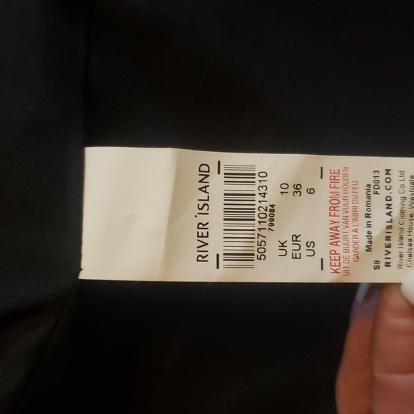 River ISLAND multicolor jacket/blazer  size 6 - Picture 9 of 10